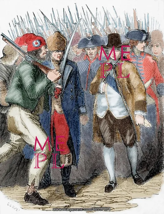 : Return of Louis XVI to Paris after his arrest at Varennes af : Return of Louis XVI to Paris after his arrest at Varennes af