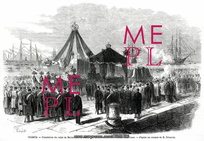 : Return of Maximilian's Body to Europe : Return of Maximilian's Body to Europe