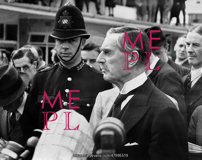 : After his return from a meeting with Adolf Hitler : After his return from a meeting with Adolf Hitler
