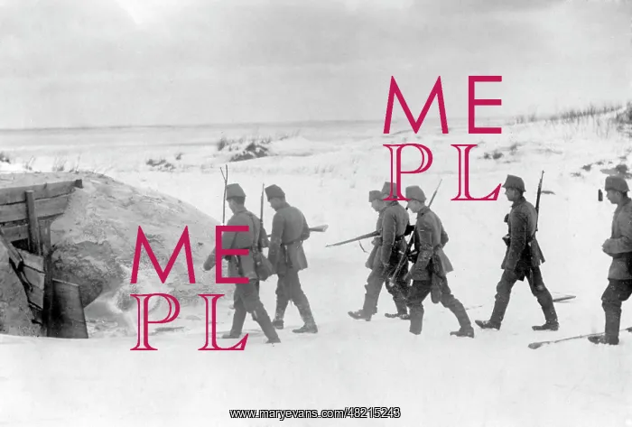 : Return of a patrol of German riflemen, 1916 : Return of a patrol of German riflemen, 1916