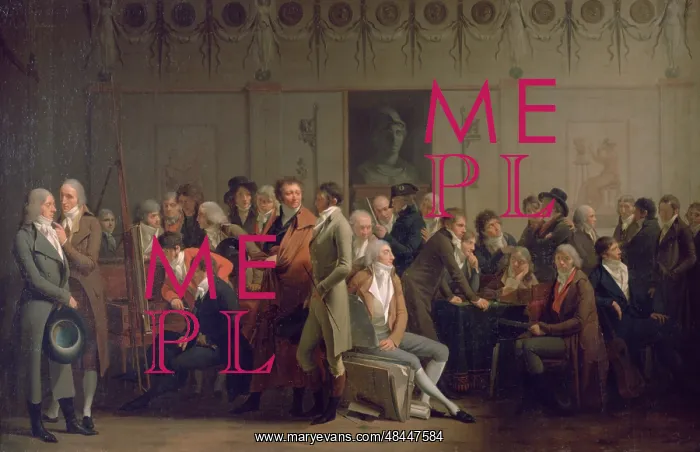 : Reunion of Artists in the Studio of Isabey Artist: : Reunion of Artists in the Studio of Isabey Artist: