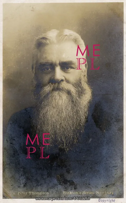 : Rev Peter Thompson, Wesleyan Methodist : Rev Peter Thompson, Wesleyan Methodist