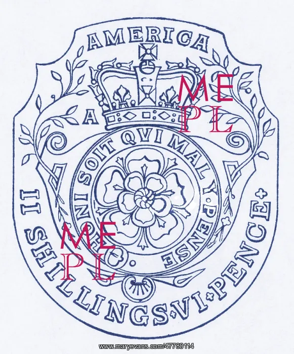 : Revenue Stamp, 1765 : Revenue Stamp, 1765