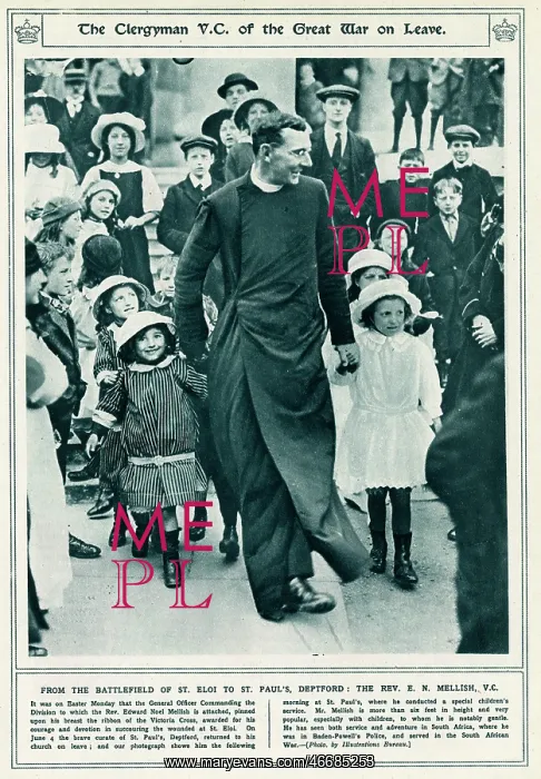 : Reverend Edward Noel Mellish V.C. M.C : Reverend Edward Noel Mellish V.C. M.C