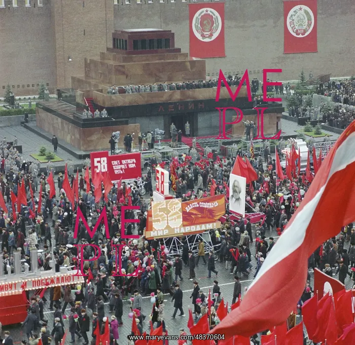 : Revolution anniversary Red square demonstration : Revolution anniversary Red square demonstration