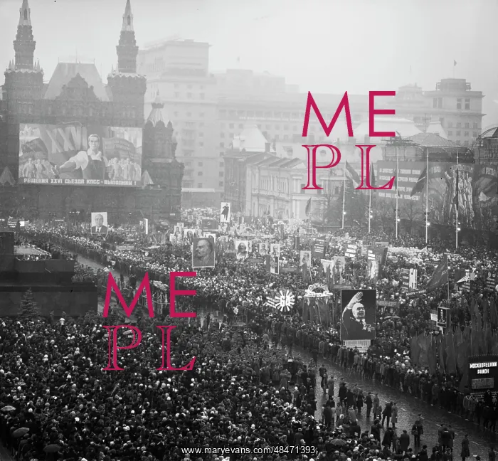 : Revolution Day Demonstration in Moscow : Revolution Day Demonstration in Moscow