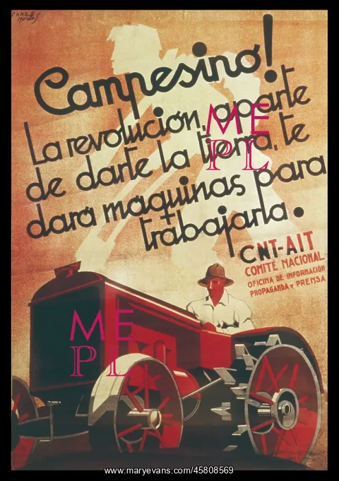 : REVOLUTION POSTER / 1936-9 : REVOLUTION POSTER / 1936-9