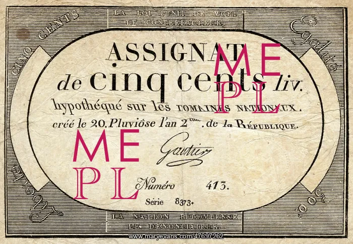  : REVOLUTIONARY ASSIGNAT