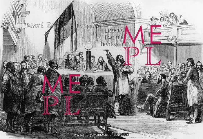: Revolutionary Club in Paris, 1848 : Revolutionary Club in Paris, 1848