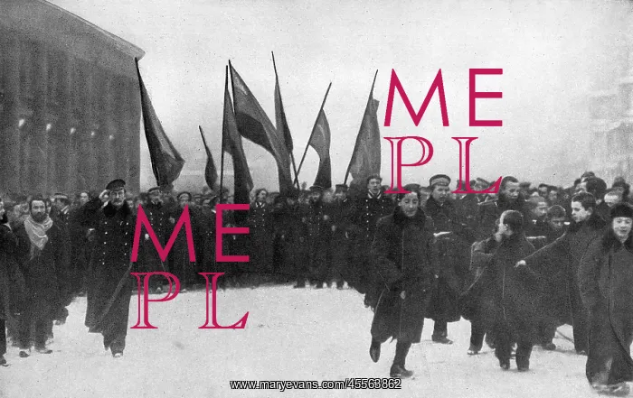 : Revolutionists marching, Petrograd, Russia : Revolutionists marching, Petrograd, Russia