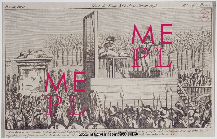 : Revolutions in Paris. Death of : Revolutions in Paris. Death of