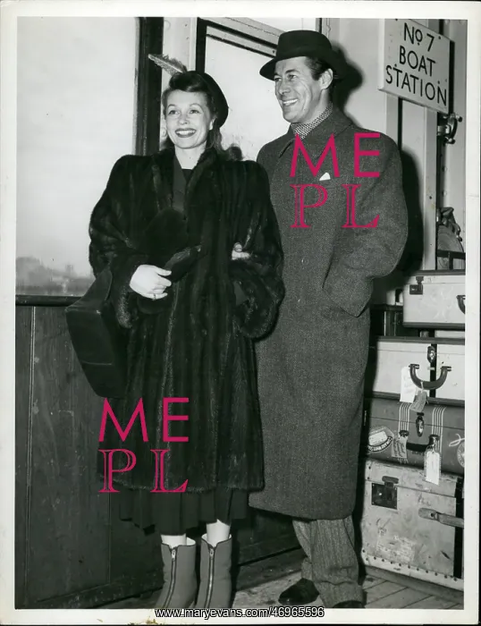 : Rex Harrison and Lilli Palmer, actors : Rex Harrison and Lilli Palmer, actors