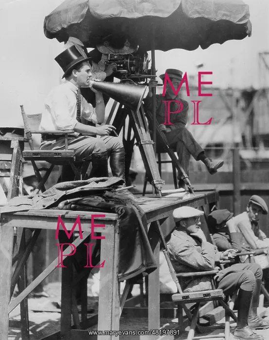 : Rex Ingram during the shooting of The Four Horsemen of the : Rex Ingram during the shooting of The Four Horsemen of the