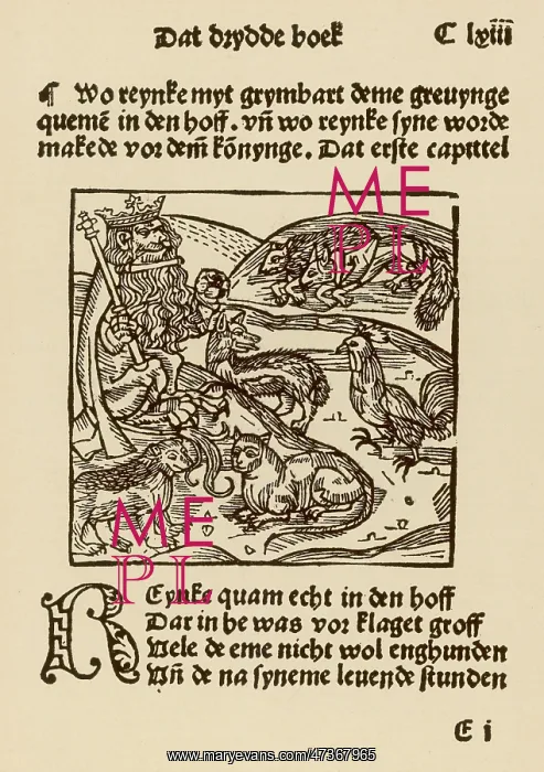 : Reynard the Fox 1498 : Reynard the Fox 1498
