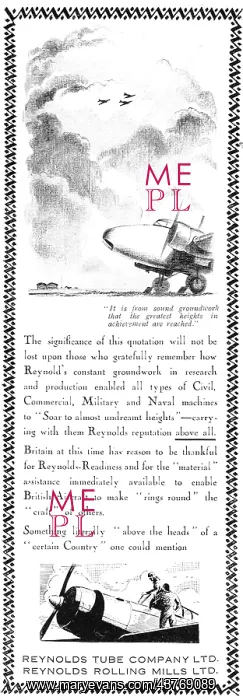  : Reynolds Tubes & Tubular Assemblies