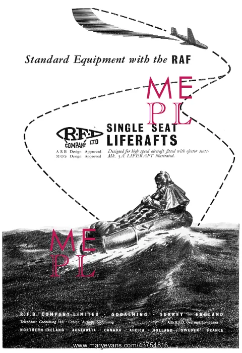 : RFD Aircraft Emergency Survival Equipment : RFD Aircraft Emergency Survival Equipment