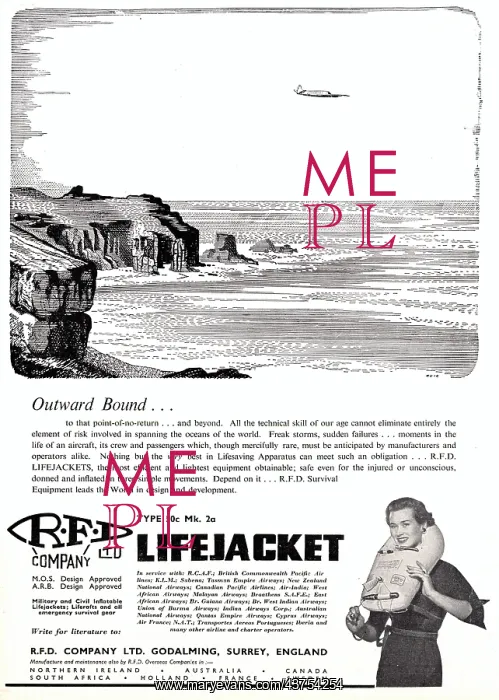 : RFD Type 50c Mk2a Lifejacket : RFD Type 50c Mk2a Lifejacket