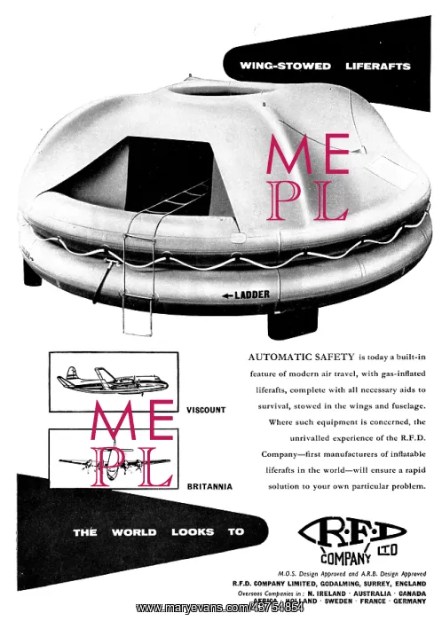 : RFD Wing Stowed Liferafts : RFD Wing Stowed Liferafts