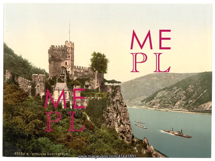 : Rheinstein Castle, the Rhine, Germany : Rheinstein Castle, the Rhine, Germany