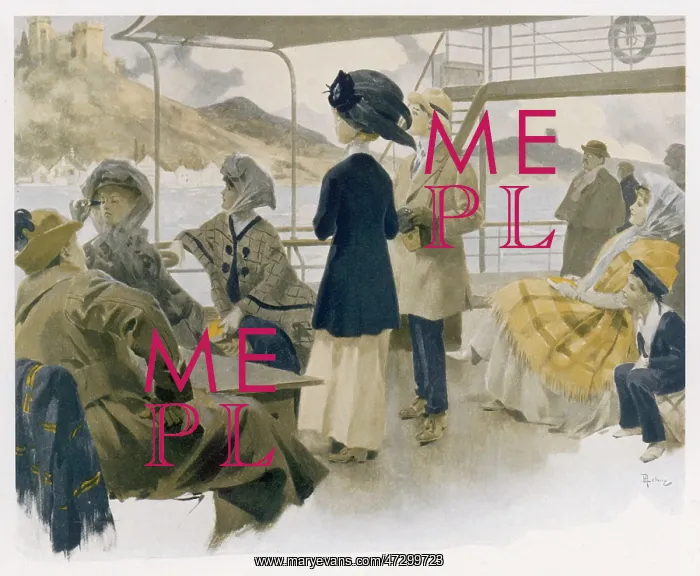 : On a Rhine Steamer : On a Rhine Steamer