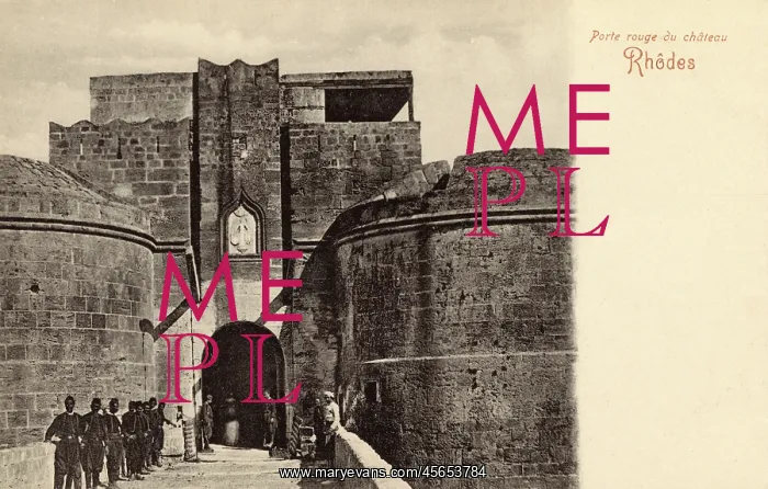  : Rhodes, Greece - The Red Gate of the Castle