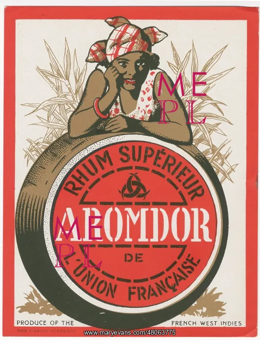 : Rhum Aromodor label
