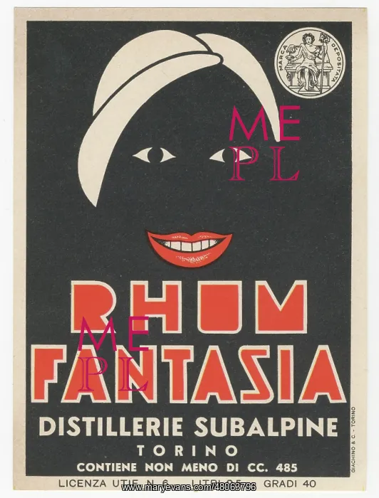  : Rhum Fantasia label