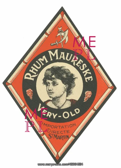  : Rhum Maureske label