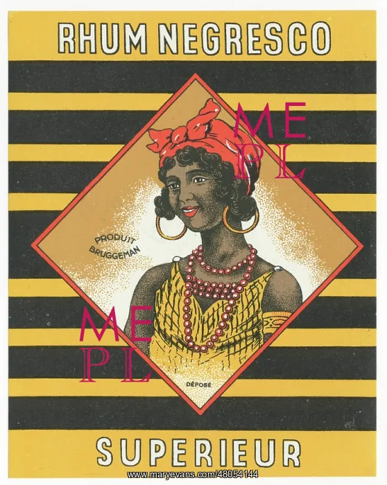  : Rhum Negresco label