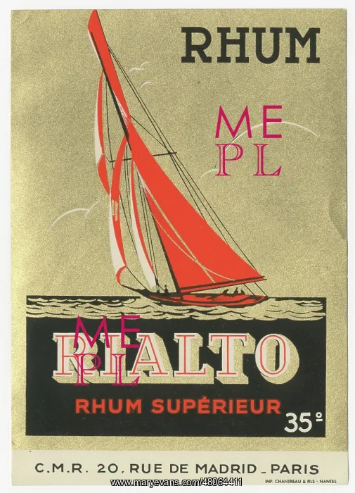  : Rhum Rialto label