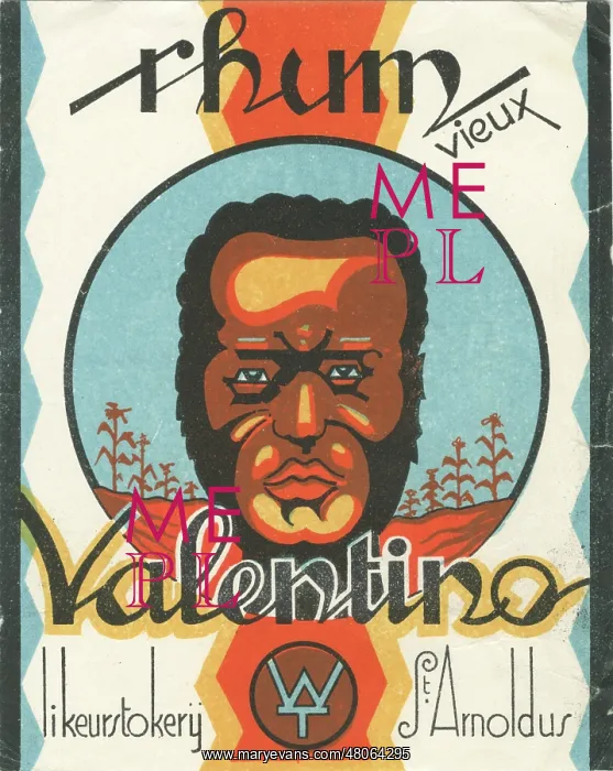  : Rhum Valentino label from Belgium
