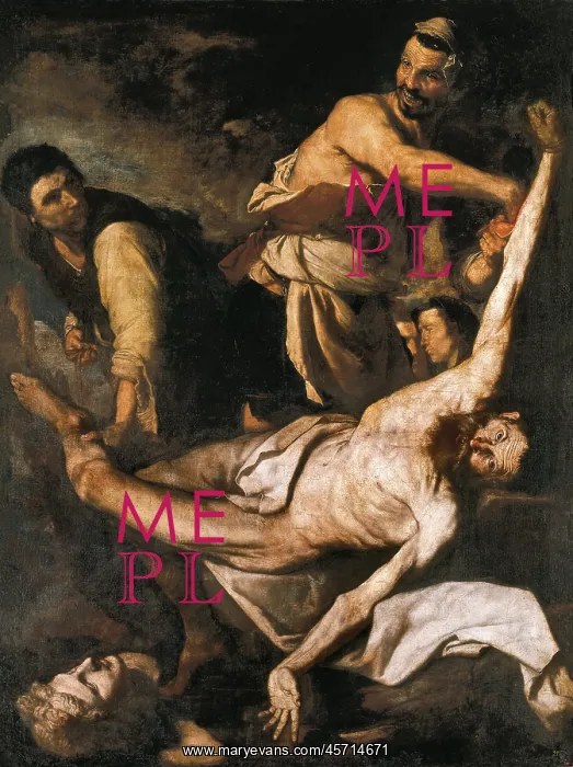 : RIBERA, JOSE (1588-1652). MARTYRDOM : RIBERA, JOSE (1588-1652). MARTYRDOM
