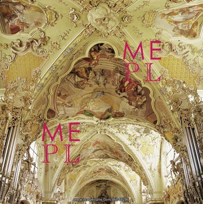 : Rich decorated vaults of the monastery Neustift : Rich decorated vaults of the monastery Neustift