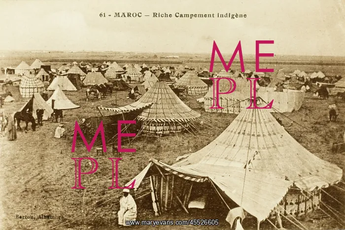 : Rich Indigenous encampment, Morocco : Rich Indigenous encampment, Morocco