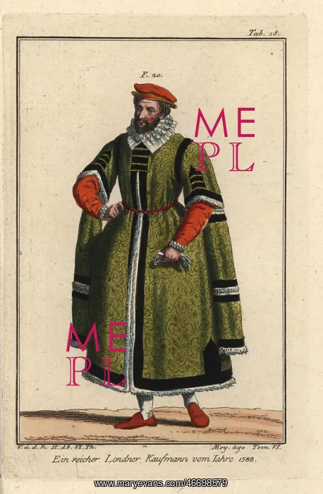 : Rich London merchant, 1588 : Rich London merchant, 1588