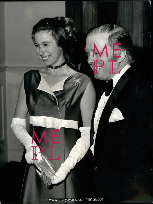 : Richard Attenborough and Princess Anne : Richard Attenborough and Princess Anne
