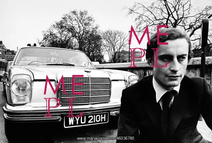 : Richard Hambro & his Mercedes : Richard Hambro & his Mercedes