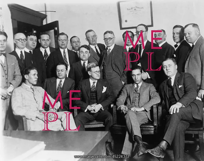 : Richard Loeb (seated, far left) and Nathan ? : Richard Loeb (seated, far left) and Nathan ?