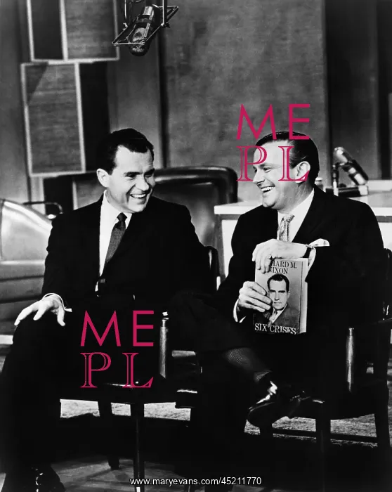 : Richard Nixon chats with Jack Paar on the ? : Richard Nixon chats with Jack Paar on the ?
