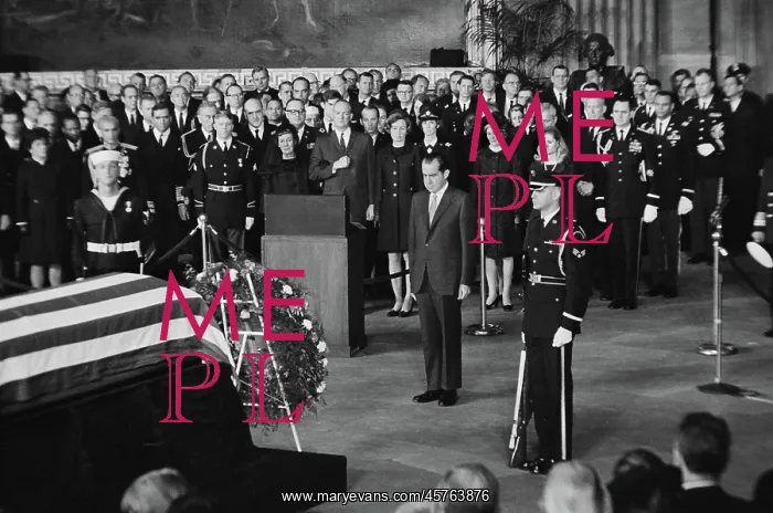: Richard Nixon - Dwight Eisenhower - funeral - President : Richard Nixon - Dwight Eisenhower - funeral - President