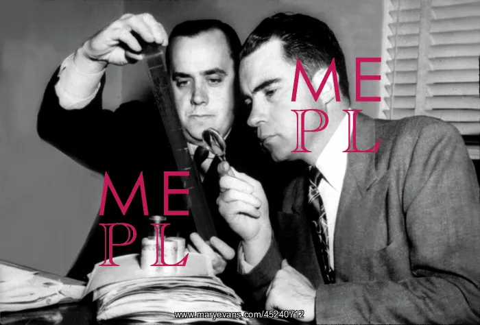 : Richard Nixon and Rob Stipling of HUAC looking ? : Richard Nixon and Rob Stipling of HUAC looking ?