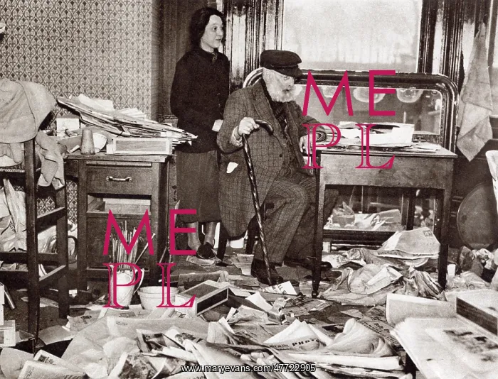 : Richard Sickert and wife in his litter-ary studio : Richard Sickert and wife in his litter-ary studio