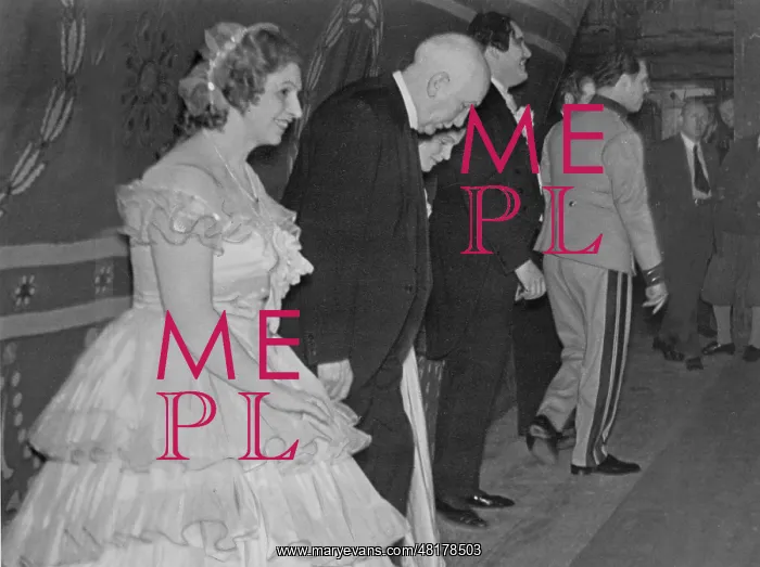 : Richard Strauss and Felice Mihacsek at the performance of A : Richard Strauss and Felice Mihacsek at the performance of A