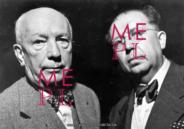 : Richard Strauss and Joseph Gregor, 1938 : Richard Strauss and Joseph Gregor, 1938