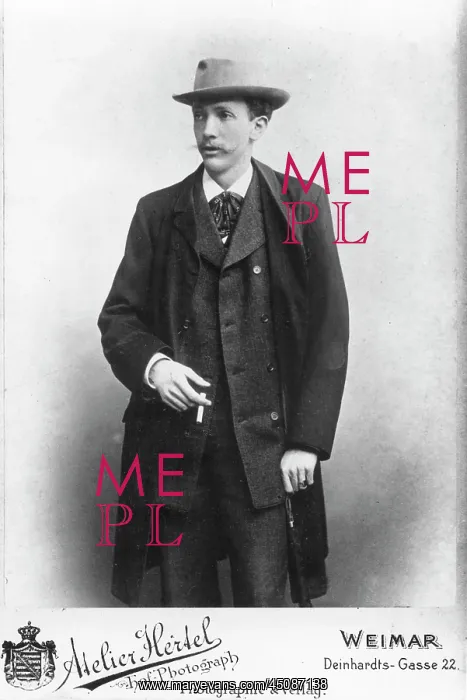 : Richard Strauss, photograph by Hertel studio : Richard Strauss, photograph by Hertel studio