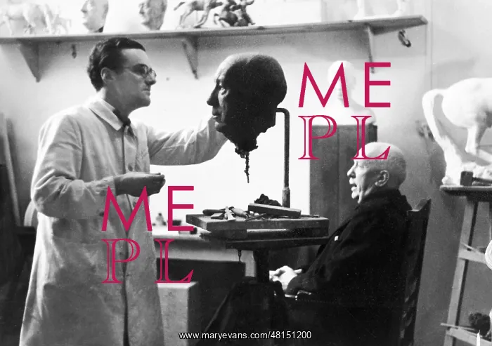 : Richard Strauss and the sculptor Mikorey : Richard Strauss and the sculptor Mikorey