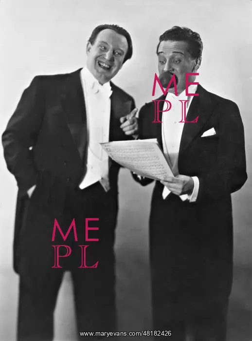 : Richard Tauber and Max Hansen, 1931 : Richard Tauber and Max Hansen, 1931
