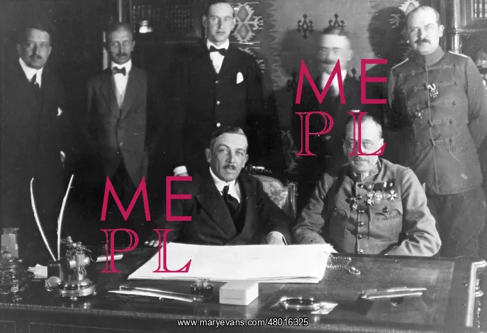 : Richard von Kuhlmann and Count von Czernin, Brest Litovsk : Richard von Kuhlmann and Count von Czernin, Brest Litovsk