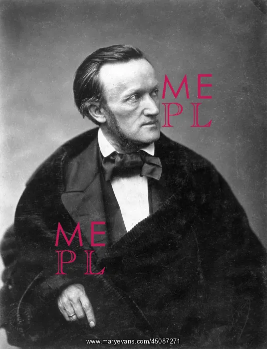: Richard Wagner, photograph by Pierre Petit : Richard Wagner, photograph by Pierre Petit