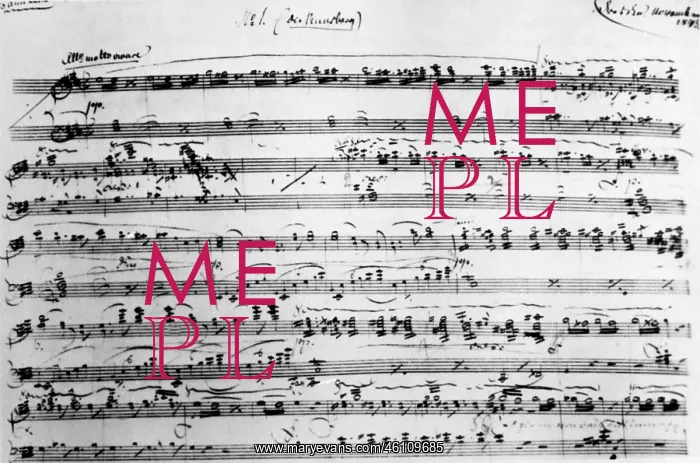 : Richard Wagner, sheet of the score of the opera Tannhauser : Richard Wagner, sheet of the score of the opera Tannhauser